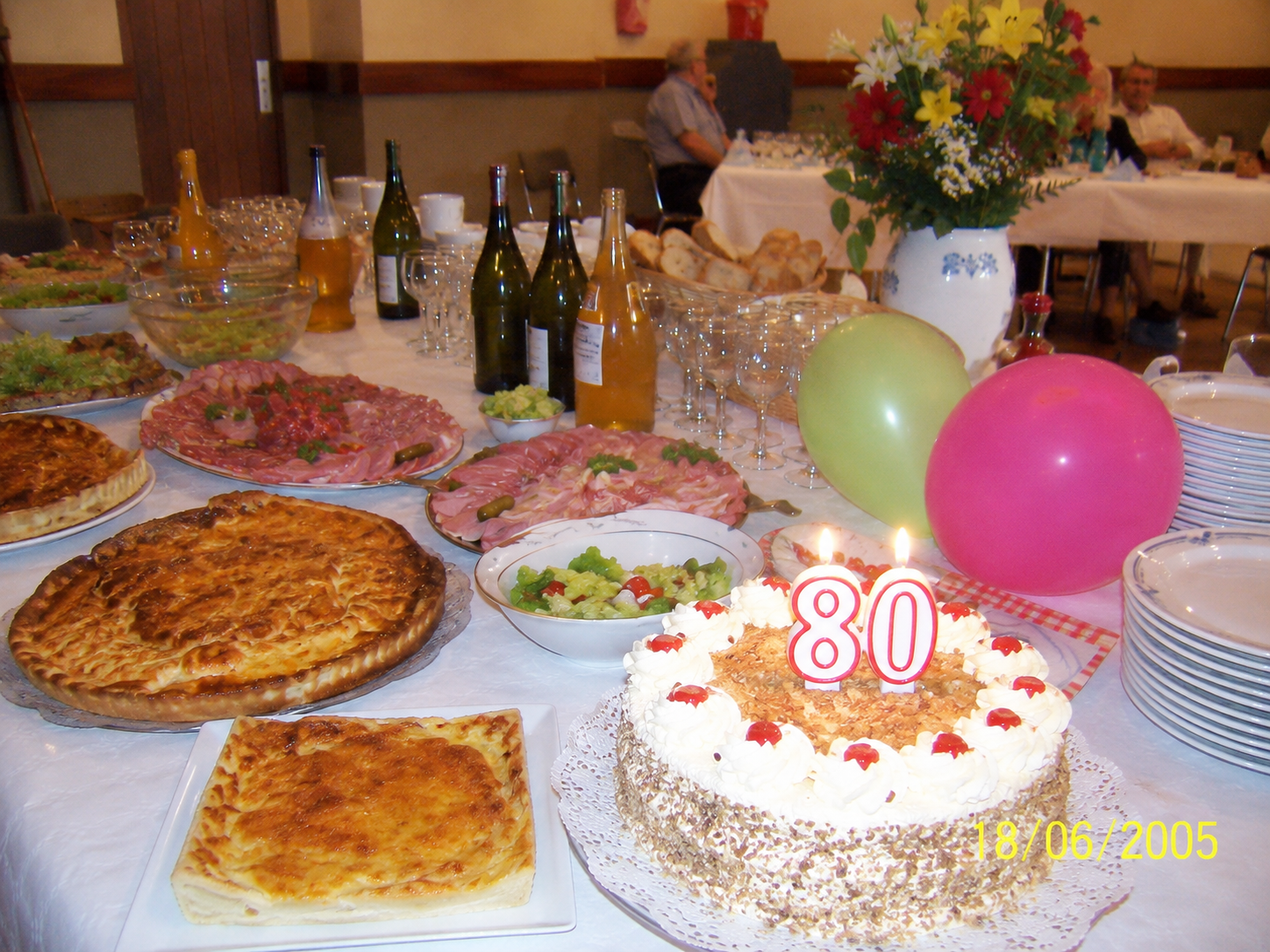 Buffet d'anniversaire