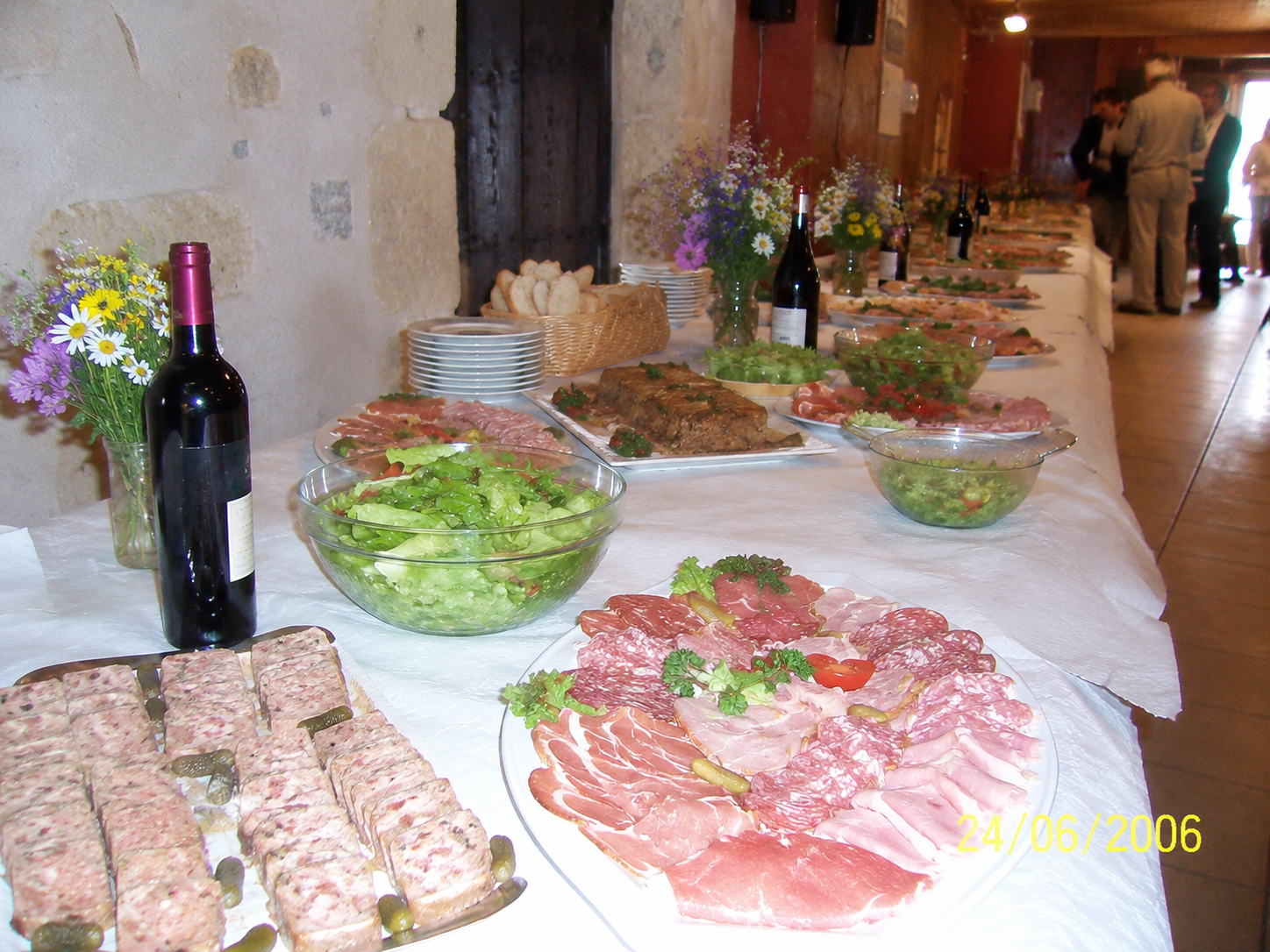 Buffet de r&eacute;ception de concubinage